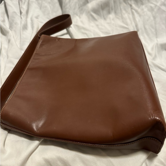 Authentic Burberry box calf brown tote bag. Used, with a lot of life lift. - Picture 6 of 8